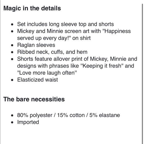 Mickey and Minnie PJs!! - Picture 5 of 5